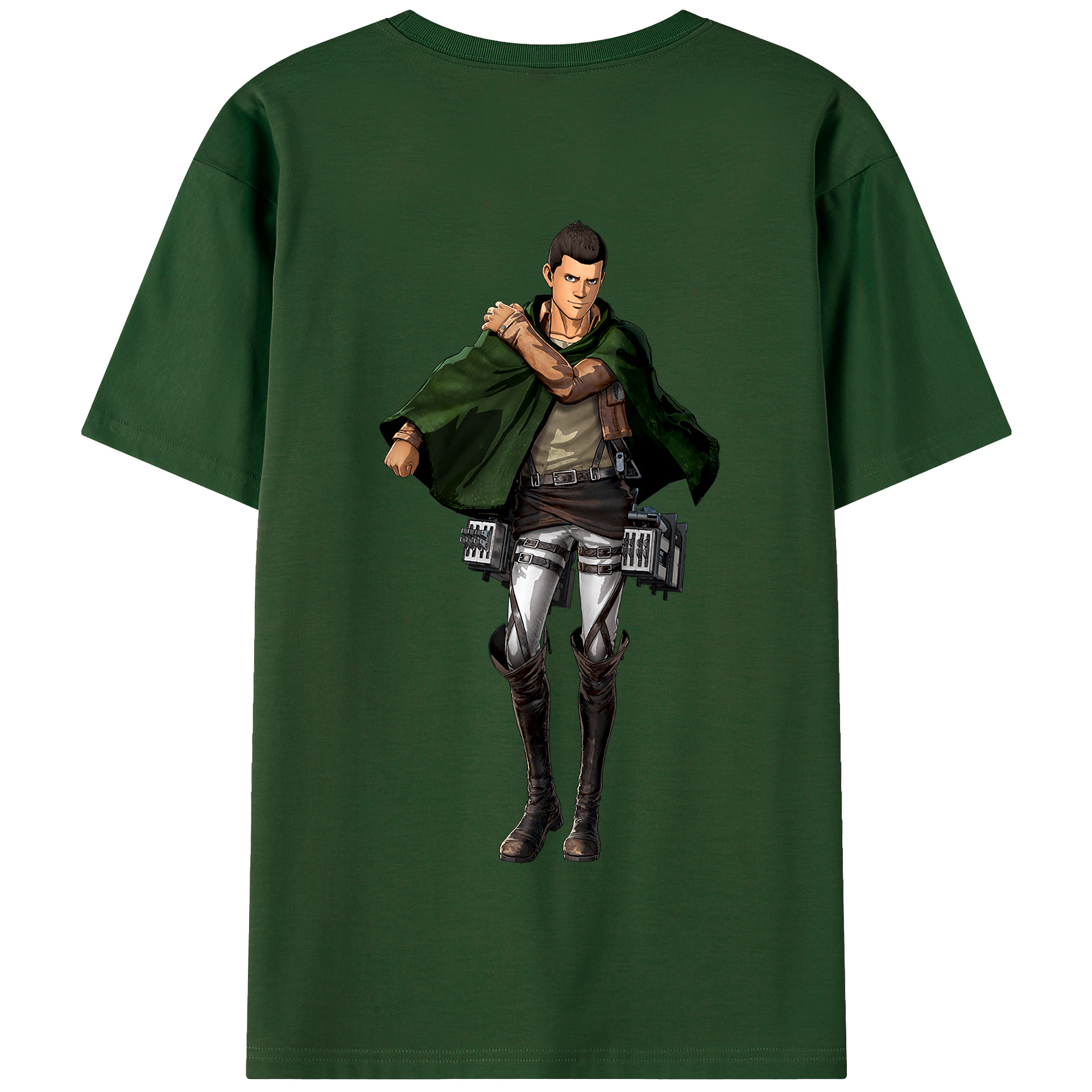 （画像用） 進撃の巨人 Attack on Titan 綿100％半袖Tシャツ（背面プリント）